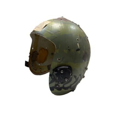 hgu 22P flight helmet shell b 52 camo used demil 4113 ava4113 (1)