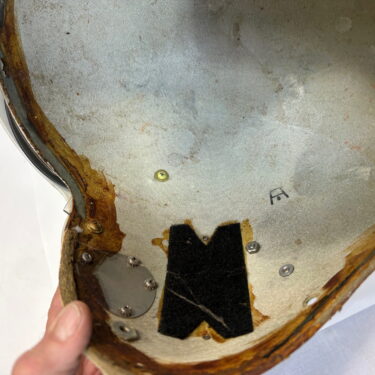 hgu 22P flight helmet shell used demil 4110 dbl visor ava4110 (6)