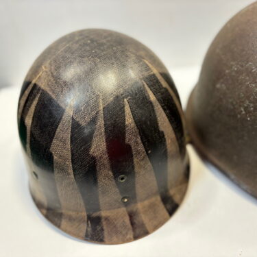 ww2 m1c paratrooper helmet w liner snaps 1 only ony97 (12)