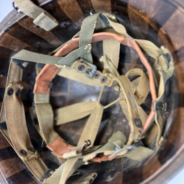 ww2 m1c paratrooper helmet w liner snaps 1 only ony97 (7)