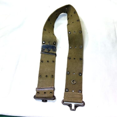 late war m56 style pistol belt fine weave 1 only ony121 (3)