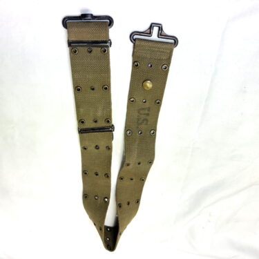 late war m56 style pistol belt fine weave 1 only ony121 (5)