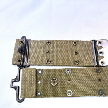 late war m56 style pistol belt fine weave 1 only ony121 (7)