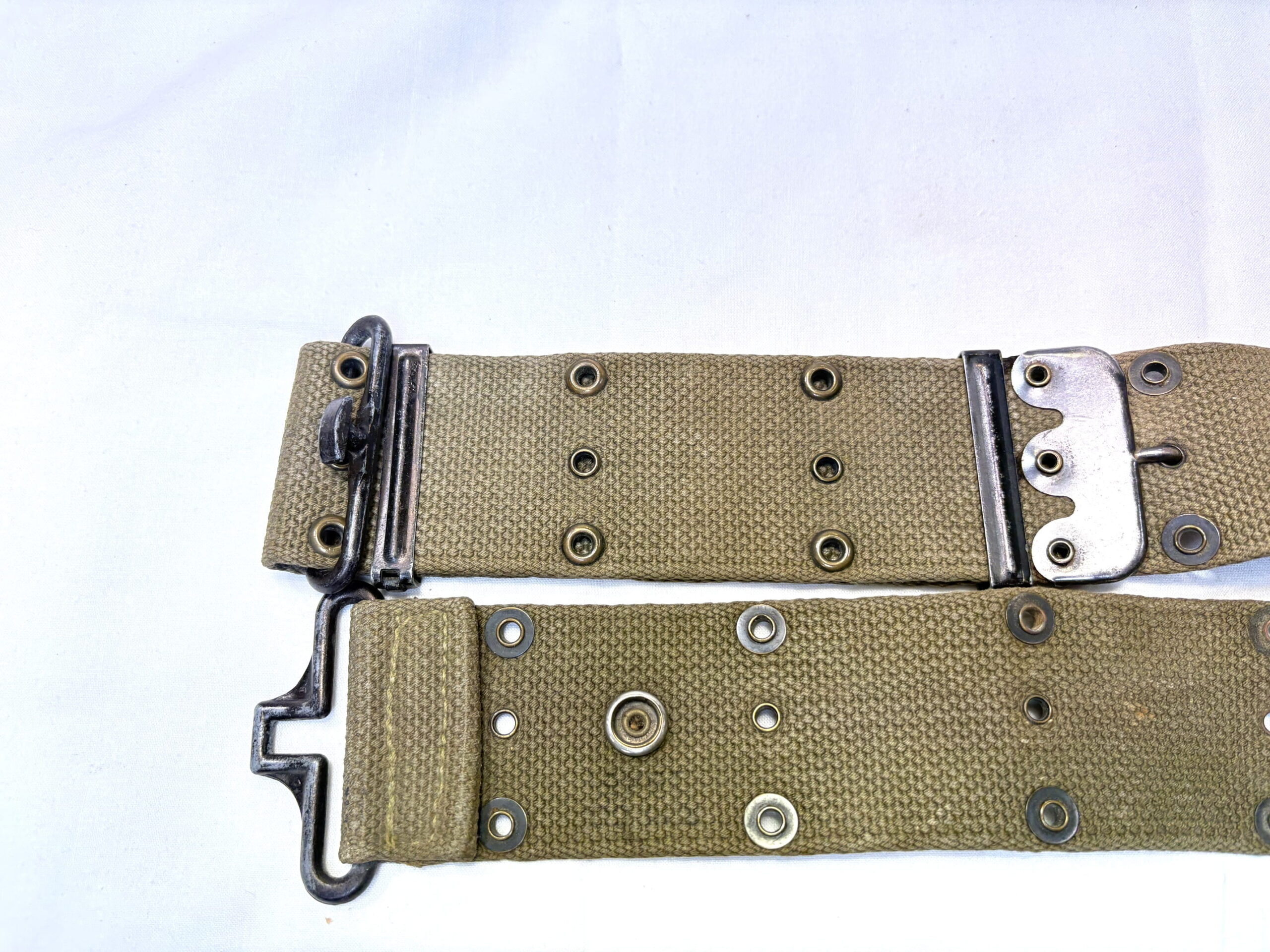 late war m56 style pistol belt fine weave 1 only ony121 (7)