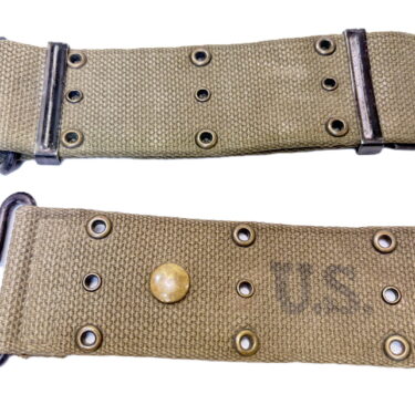 late war m56 style pistol belt fine weave 1 only ony121 (8)