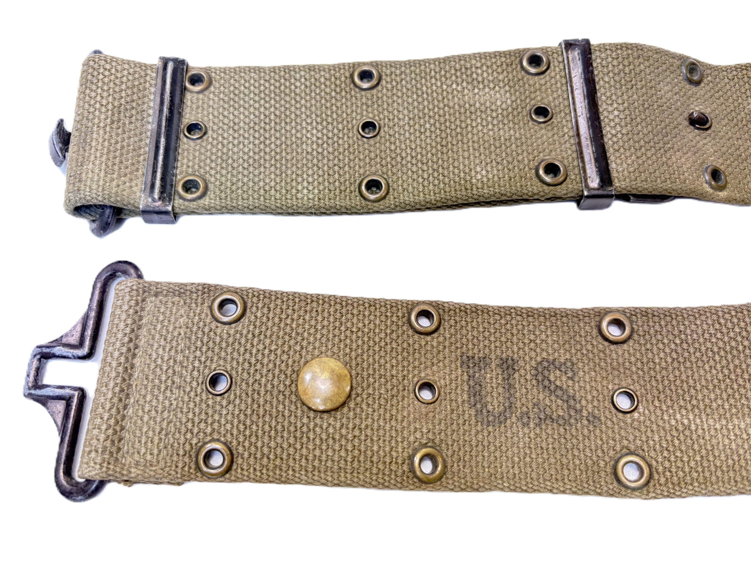 late war m56 style pistol belt fine weave 1 only ony121 (8)
