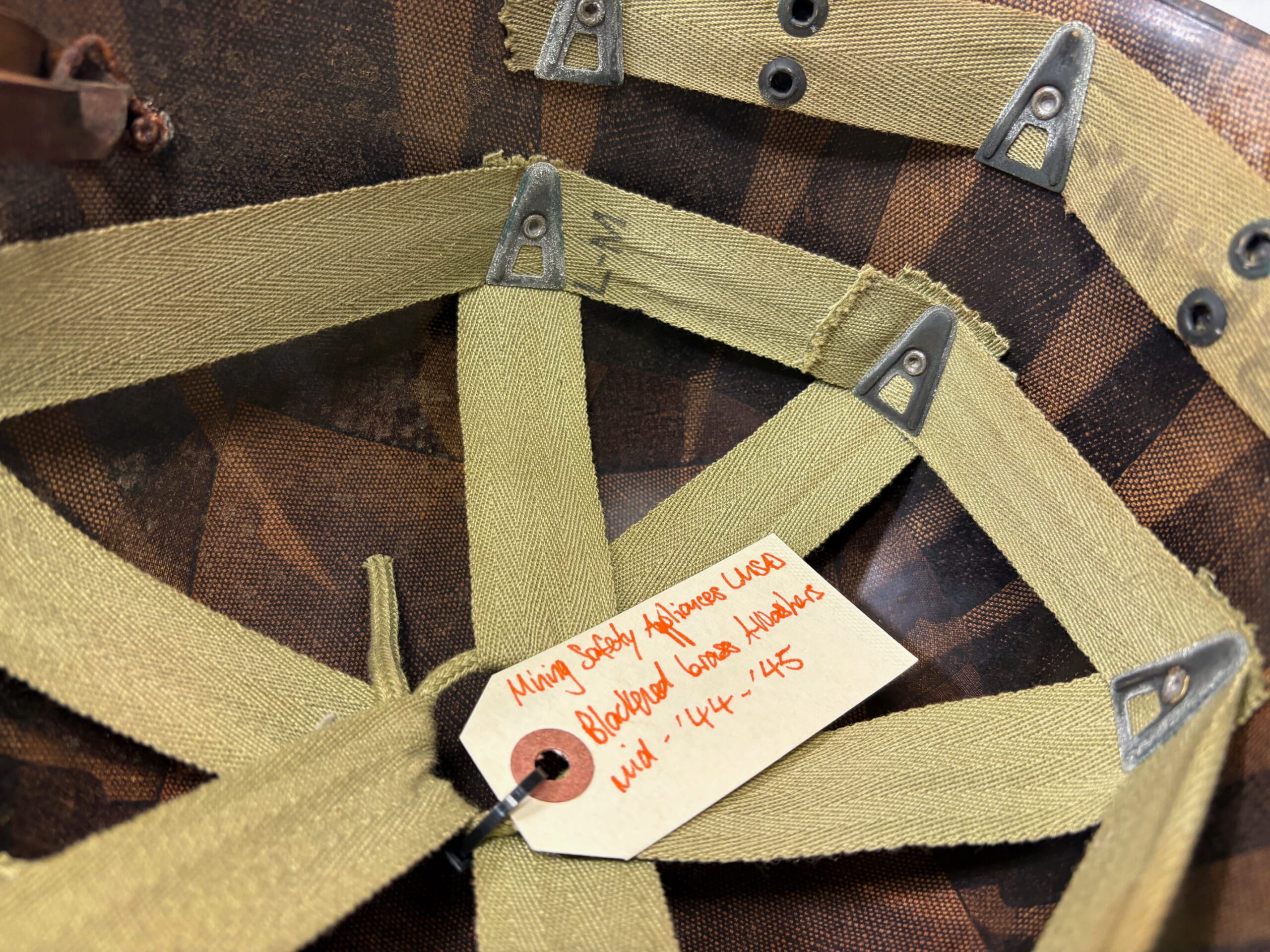 ww2 helmet liner mine safety appliance msa 23 ony123 (2)