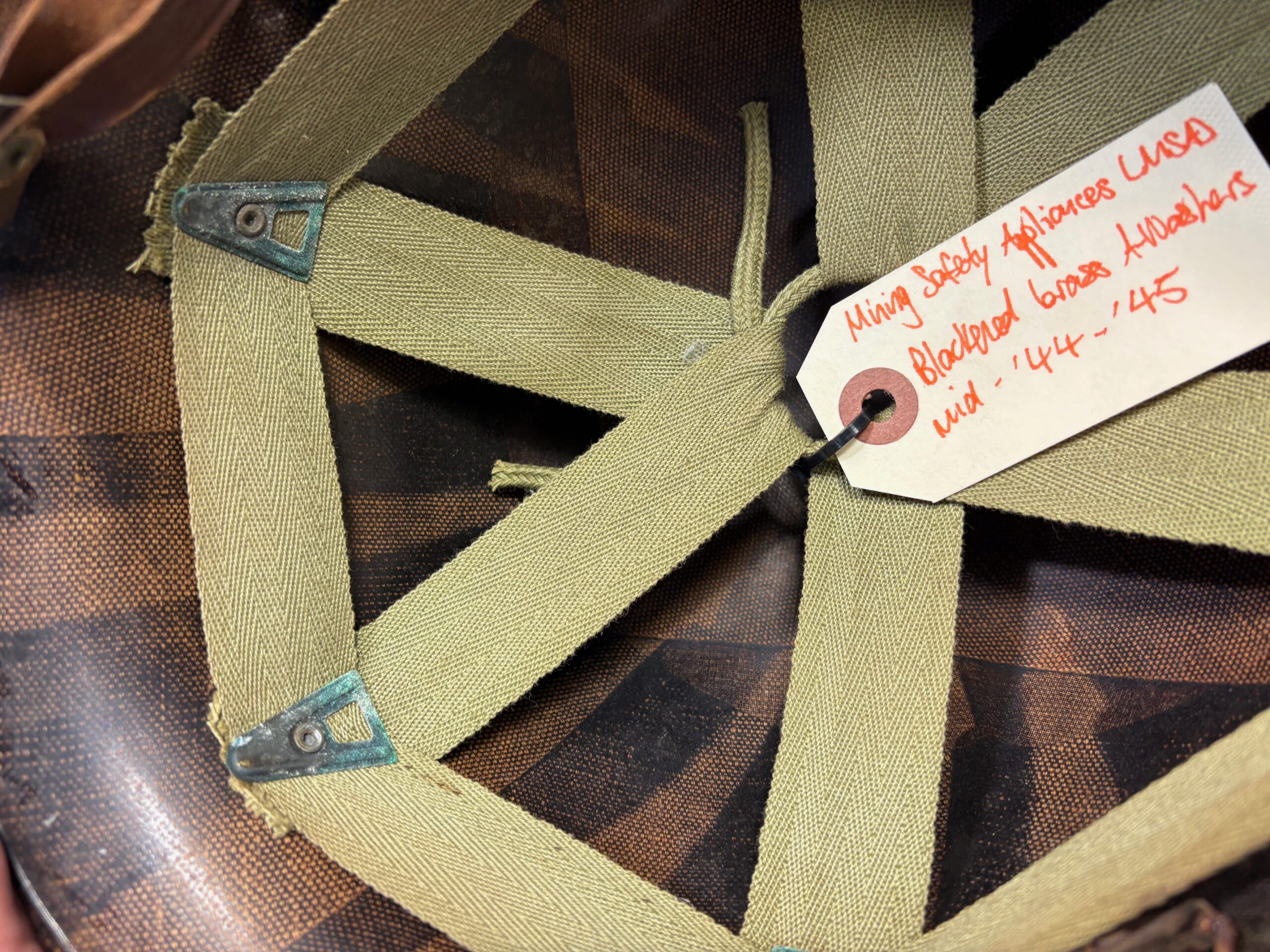 ww2 helmet liner mine safety appliance msa 23 ony123 (3)