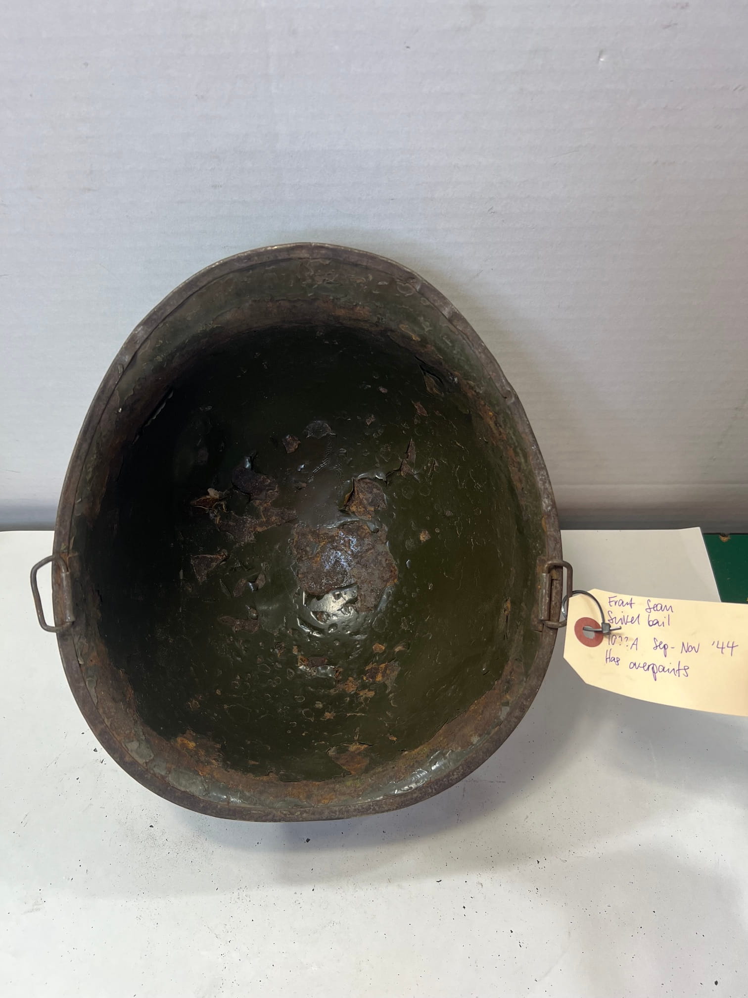 ww2 steel pot helmet 10A ony108 (5)