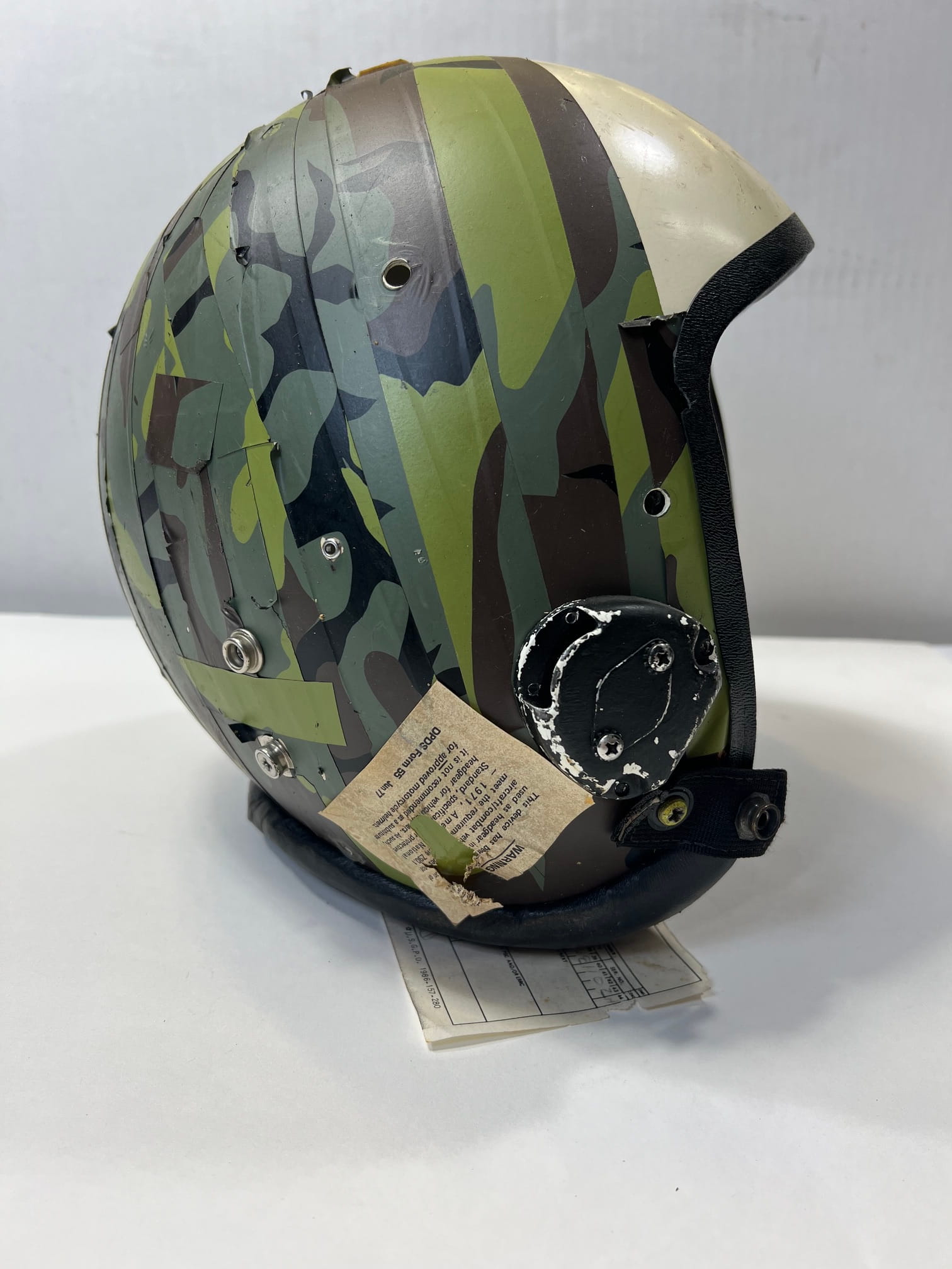 hgu 22P flight helmet shell b 52 camo used demil 413 ava4131 (7)