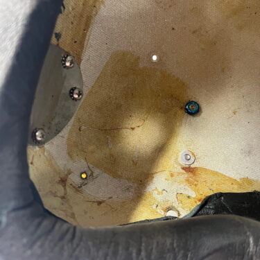 hgu 22P flight helmet shell b 52 camo used demil 413 ava4131 (8)