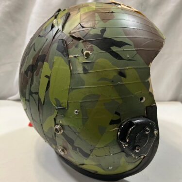 hgu 22p flight helmet shell b 52 camo used demil 4124 ava4124 (6)