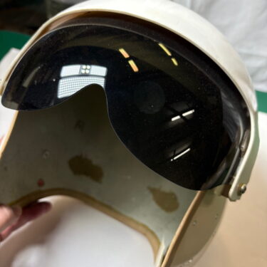 hgu 22p flight helmet shell used demil 4125 dbl visor ava4125 (10)