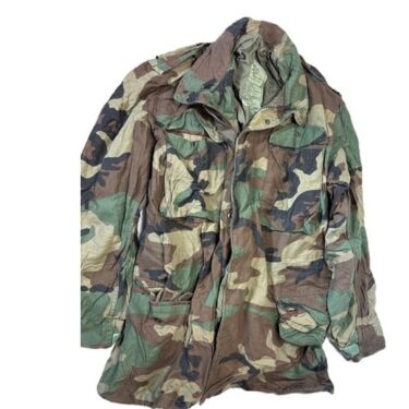 m 65 woodland field jacket small long used clg4128 (1)