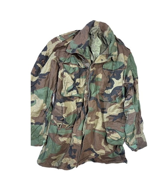 m 65 woodland field jacket small long used clg4128 (1)