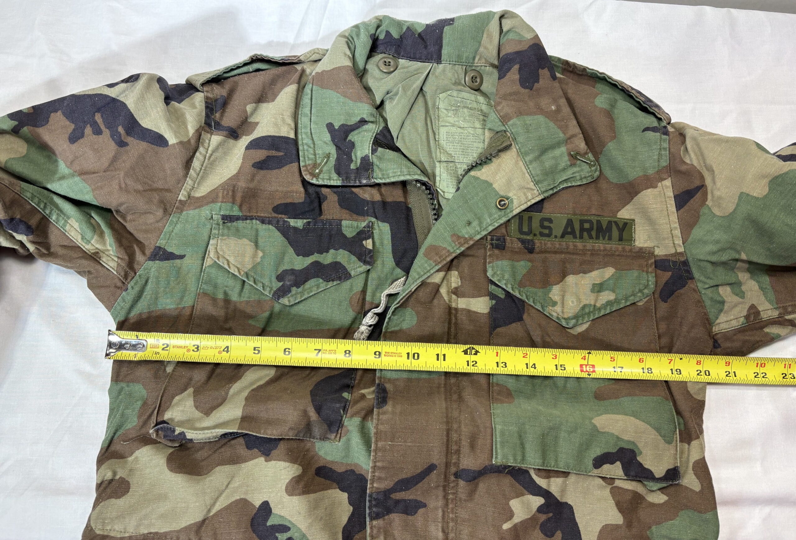 m 65 woodland field jacket small regular used clg4129 (3)
