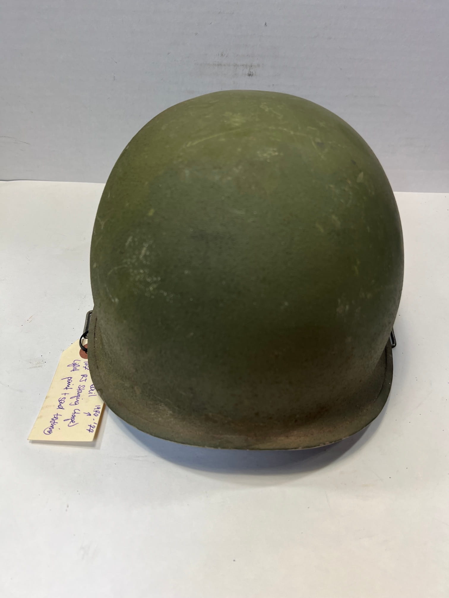 ww2 steel pot helmet 701rj stamp ony126 (2)