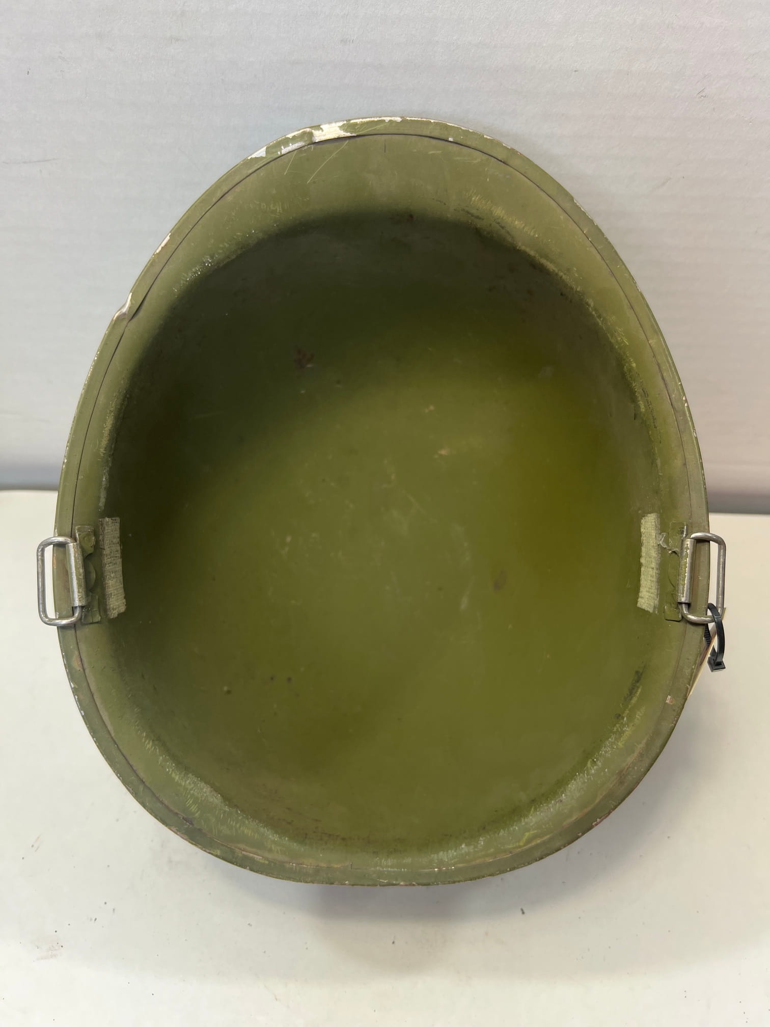 ww2 steel pot helmet 701rj stamp ony126 (4)