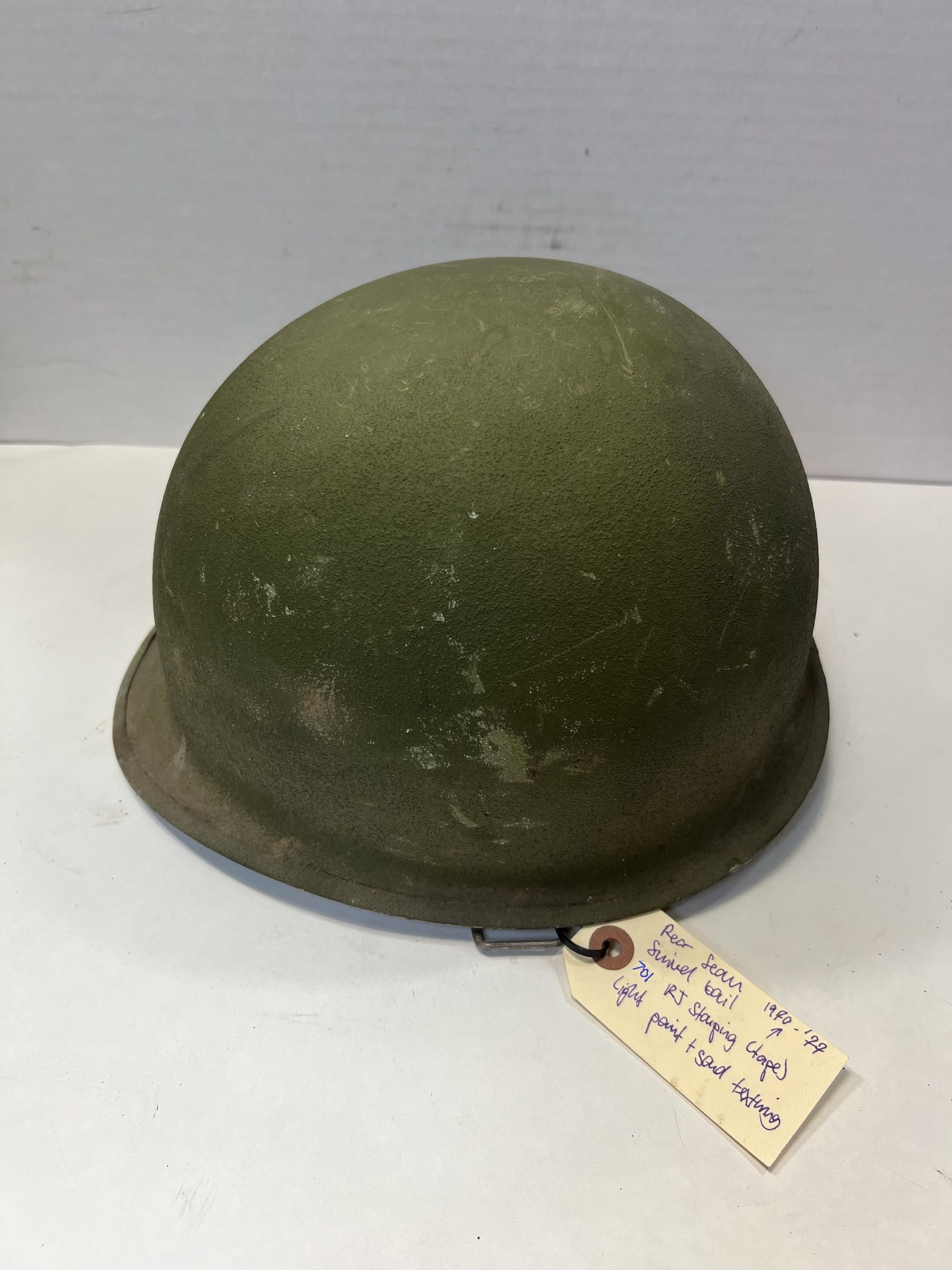 ww2 steel pot helmet 701rj stamp ony126 (8)
