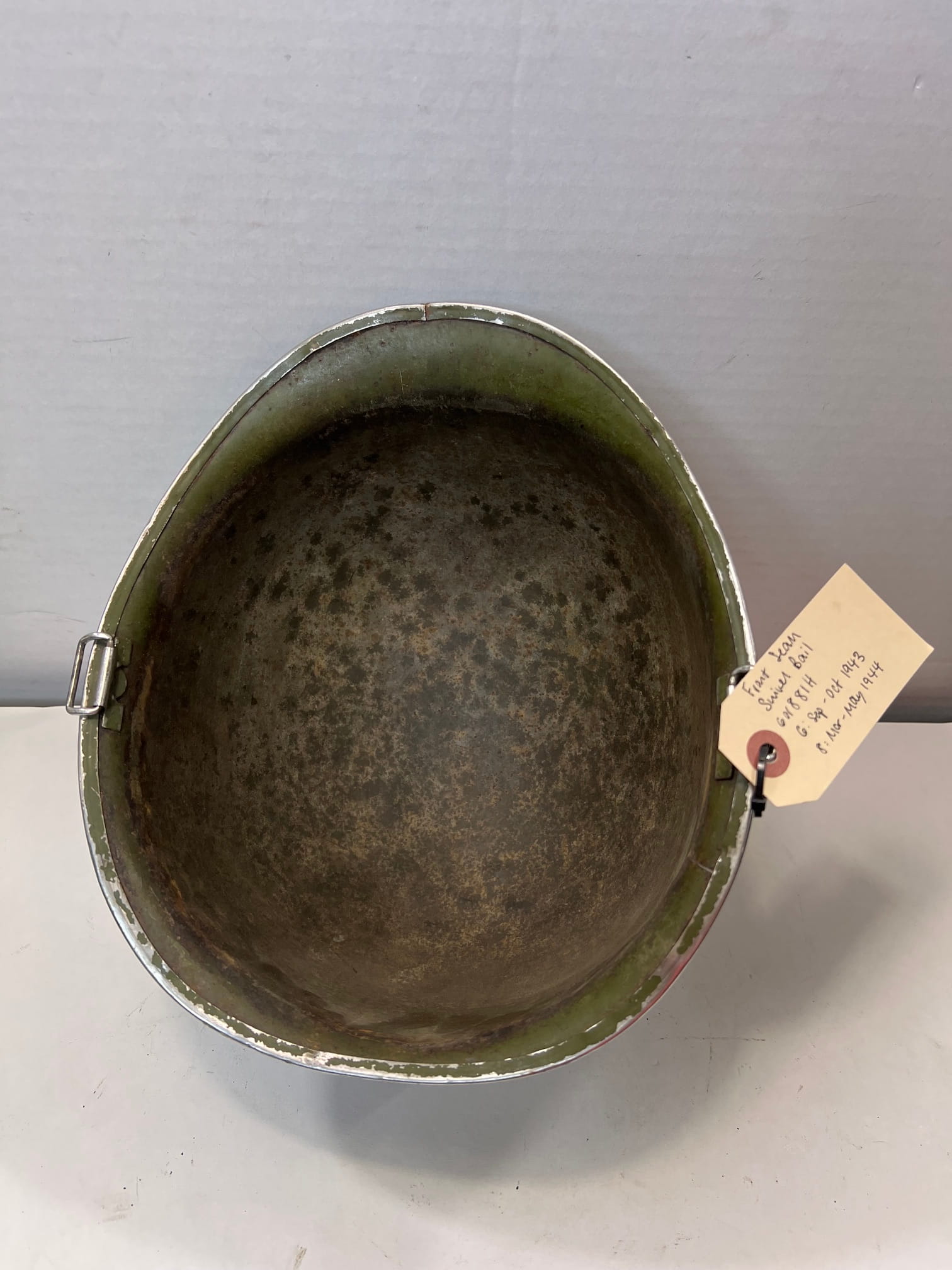 ww2 steel pot helmet 81H ony138 (2)