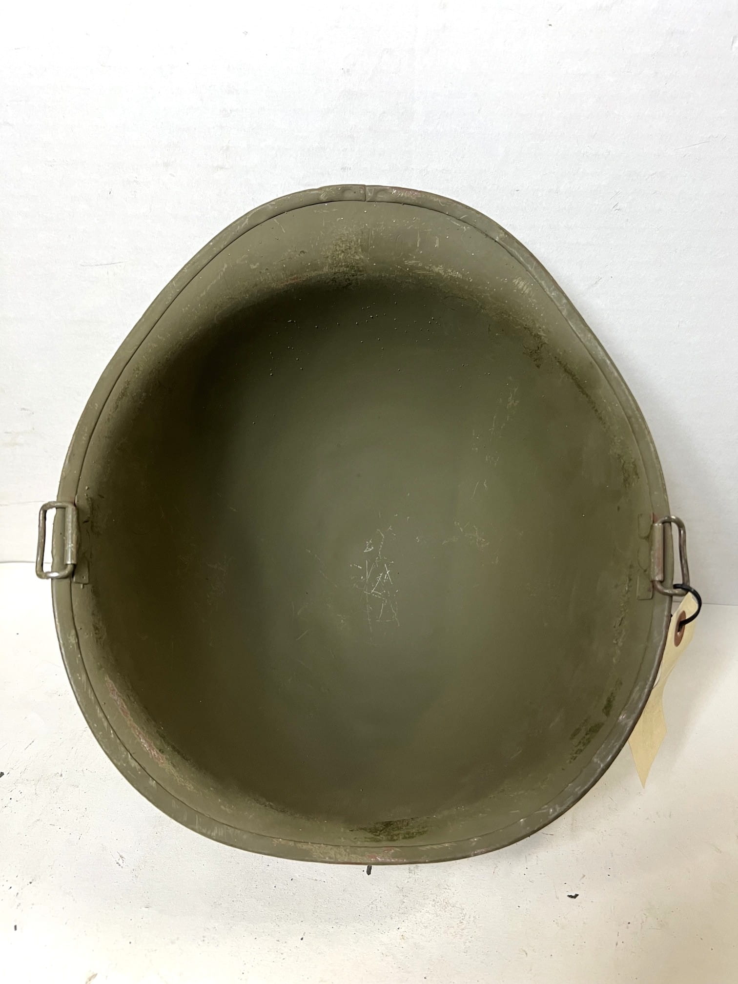 ww2 steel pot helmet h09 ssgt bishop ony136 (2)