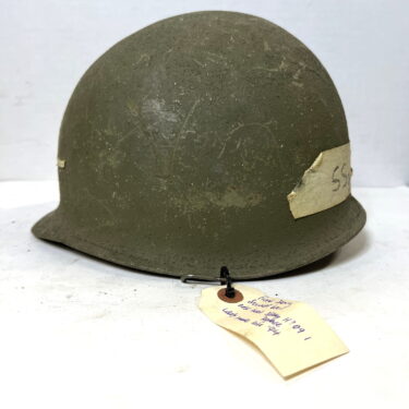 ww2 steel pot helmet h09 ssgt bishop ony136 (5)