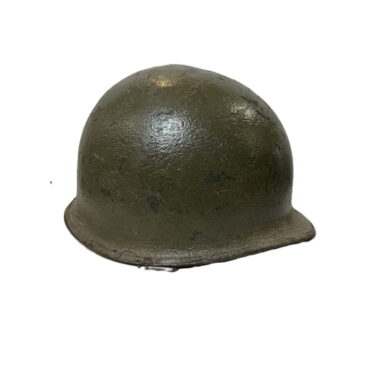 ww2 steel pot helmet ill stamp overpaint ony132 (1)