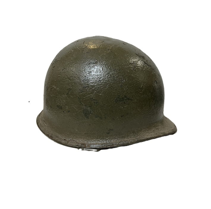 ww2 steel pot helmet ill stamp overpaint ony132 (1)