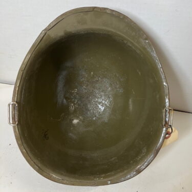 ww2 steel pot helmet ill stamp overpaint ony132 (3)