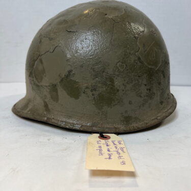 ww2 steel pot helmet ill stamp overpaint ony132 (4)
