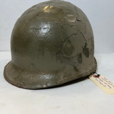 ww2 steel pot helmet ill stamp overpaint ony132 (5)