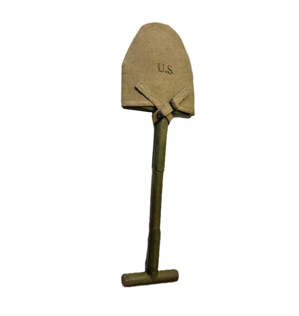 ww2 t handle shovel & cover 1942 dated 1 only ony124 (1)