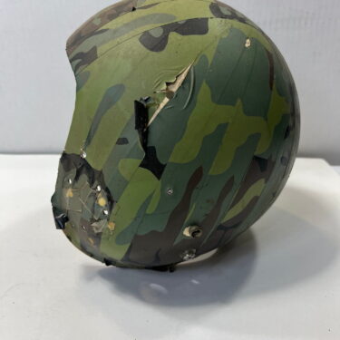 hgu 22P flight helmet shell b 52 camo used demil 4132 ava4132 (2)