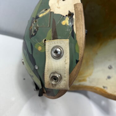 hgu 22P flight helmet shell b 52 camo used demil 4132 ava4132 (8)