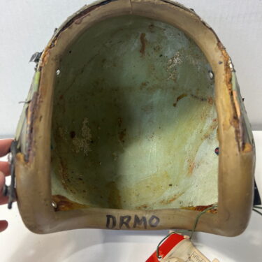 hgu 22p flight helmet shell b 52 camo used demil 4136 ava4136 (5)