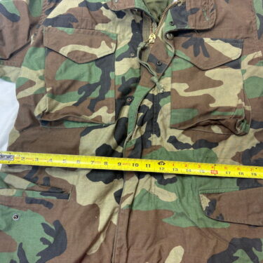 m 65 woodland field jacket small short used clg4134 (4)