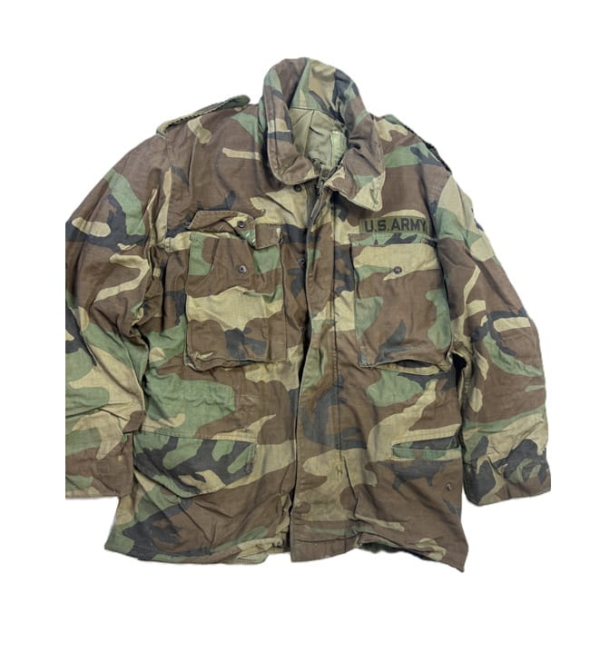 m 65 woodland field jacket small x short used clg4135 (1)