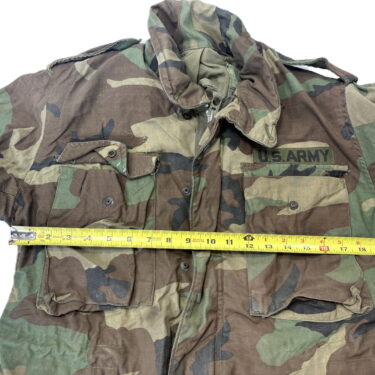 m 65 woodland field jacket small x short used clg4135 (3)
