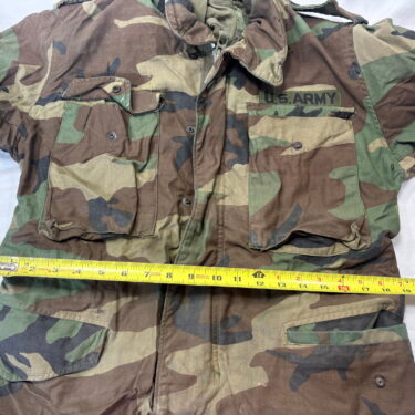 m 65 woodland field jacket small x short used clg4135 (4)