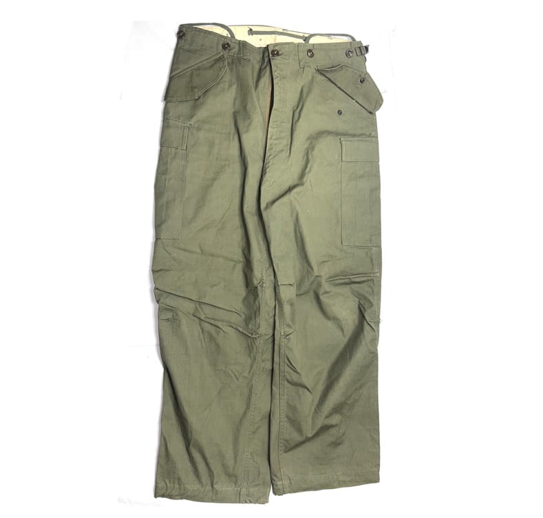 m 1951 field trousers olive drab medium regular used clg4142 (1)