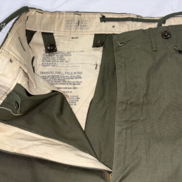 m 1951 field trousers olive drab medium regular used clg4142 (6)