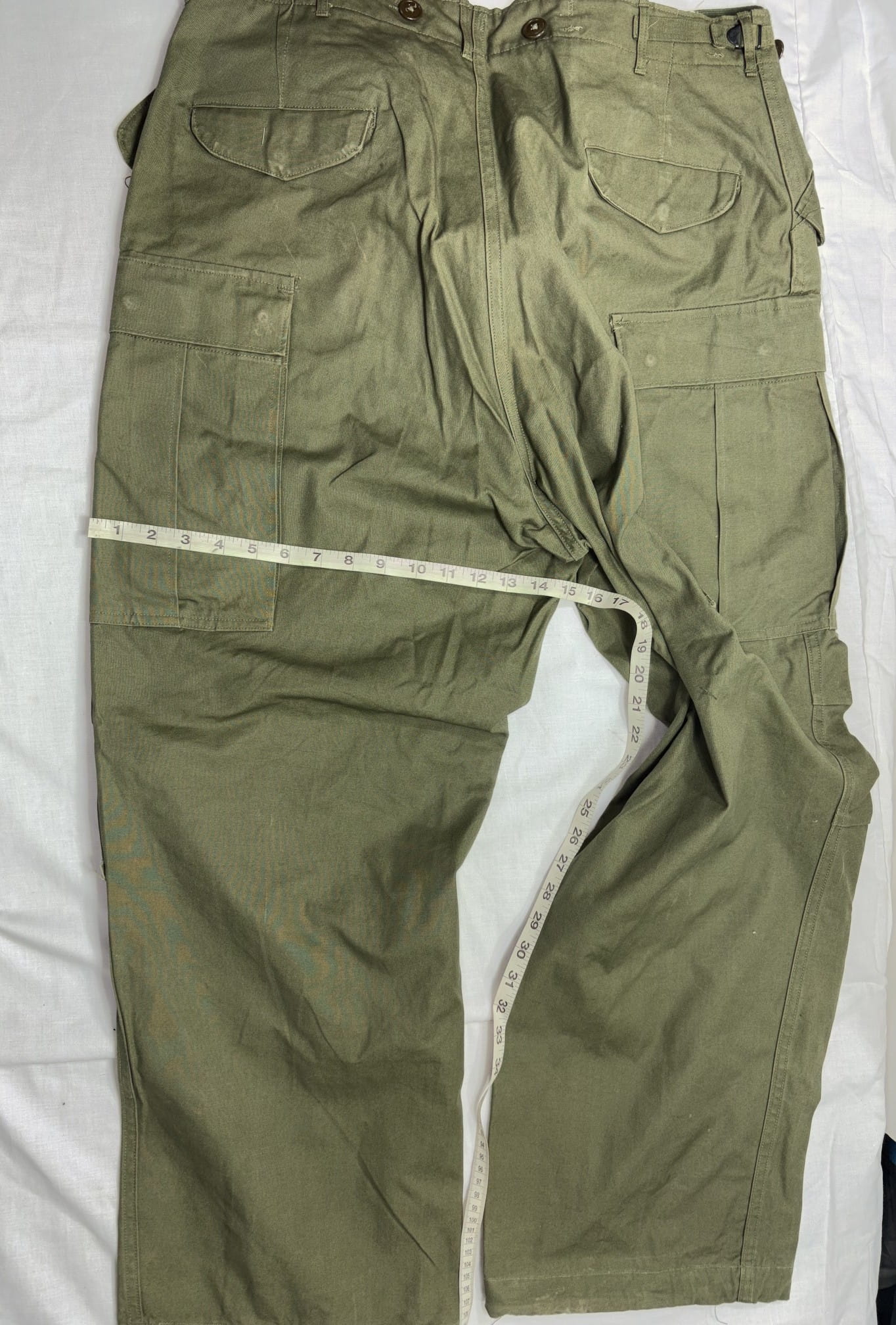 m 1951 field trousers olive drab medium regular used clg4142 (7)