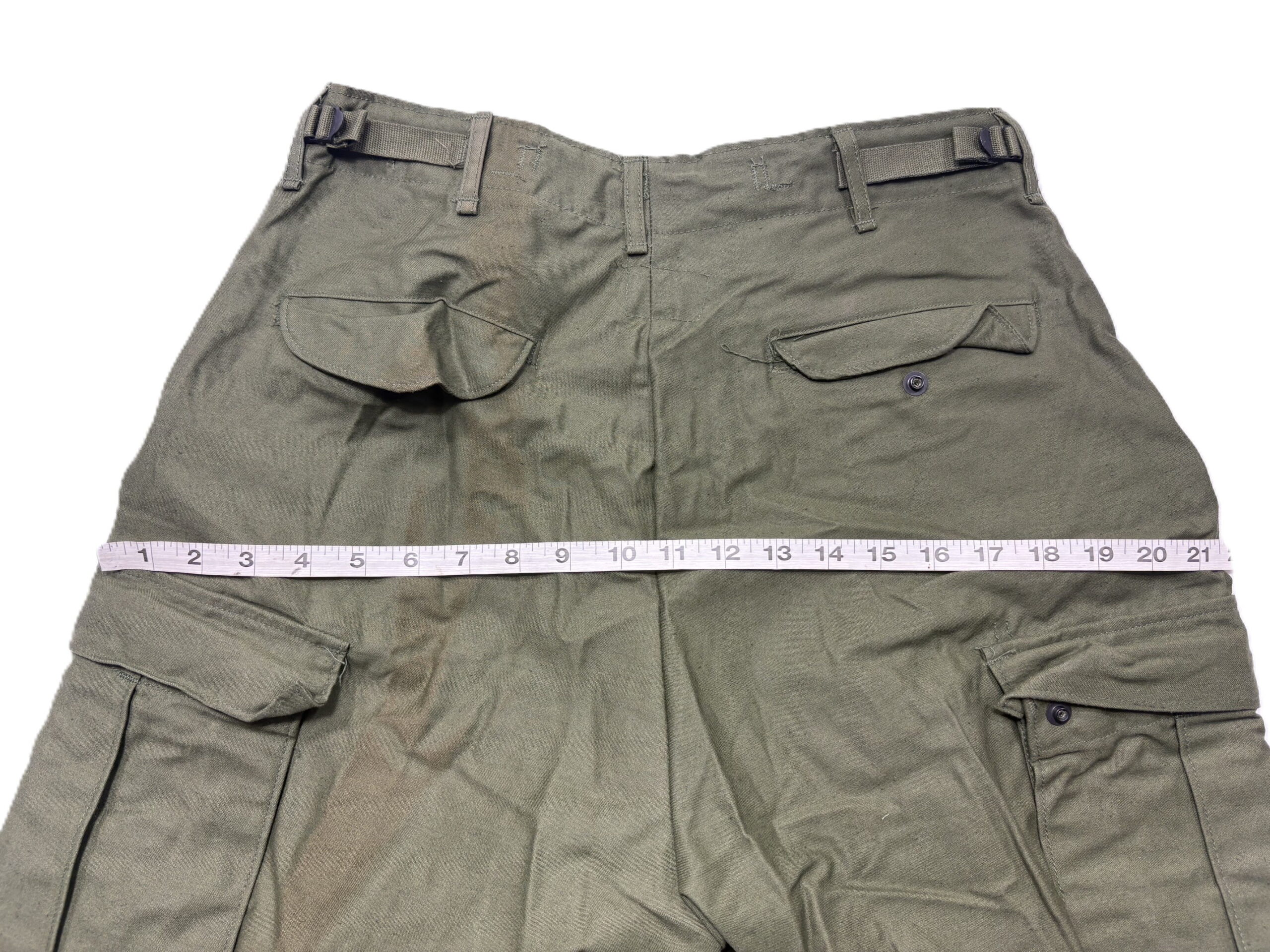 m 65 field trousers o d small long browned clg4144 (5)