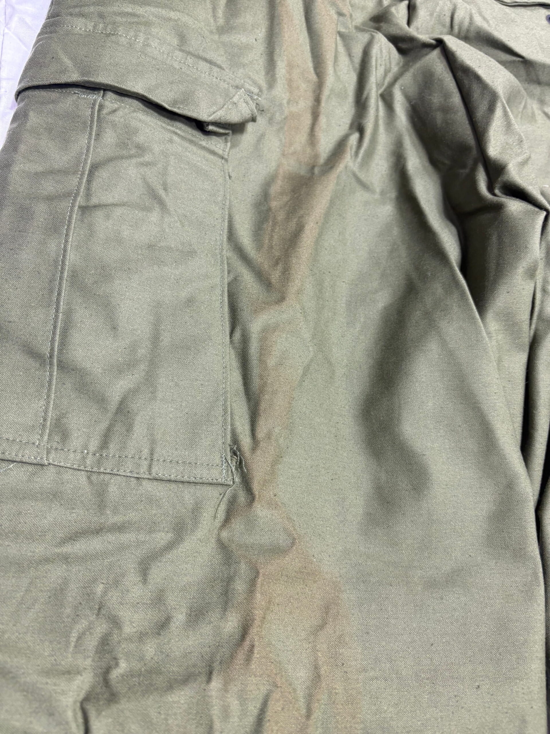 m 65 field trousers o d small long browned clg4144 (7)