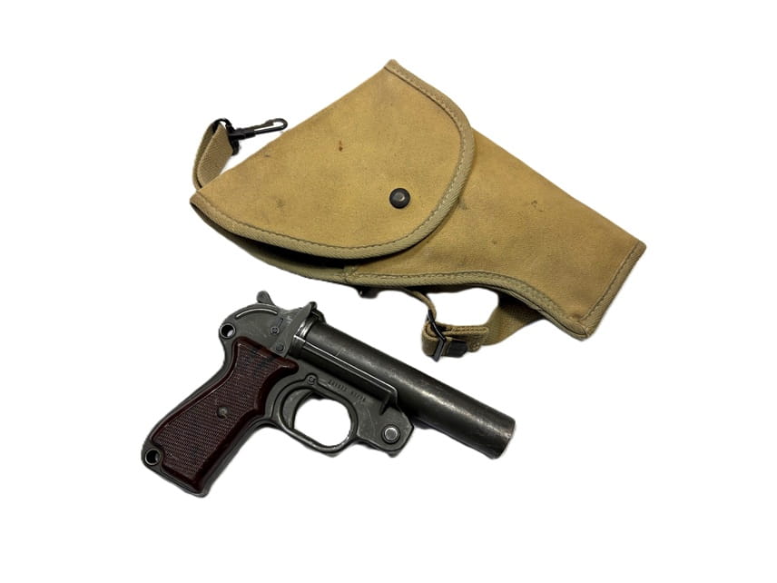 German Geco 26.5mm Flare Gun, w Israeli Holster ony144 (1)