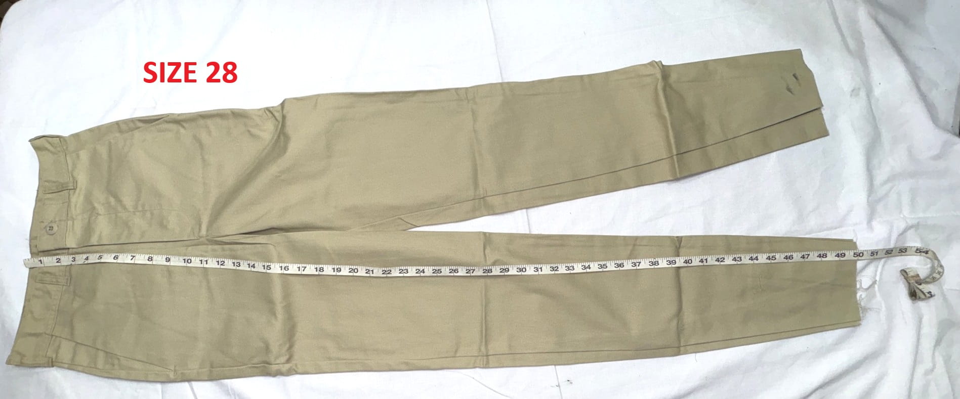 prison khaki trousers size 28 nos clg4147 (4)