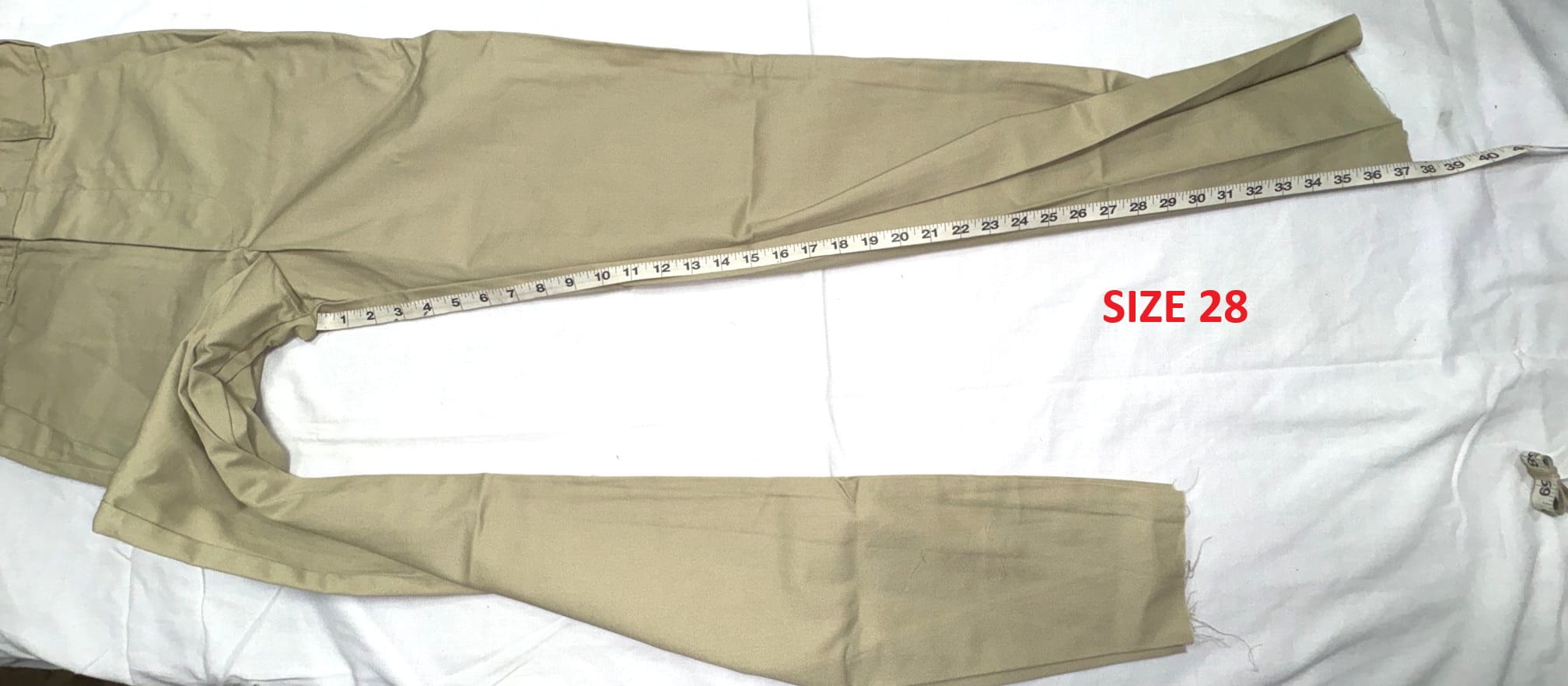 prison khaki trousers size 28 nos clg4147 (5)